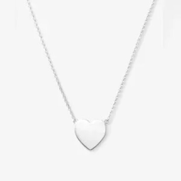 Melinda Maria You Have My Baby Heart Necklace Silver NEW - Picture 1 of 3